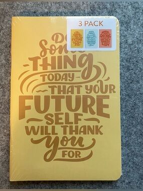 Do Something your future self will thank you for motivational notebooks lot of 3